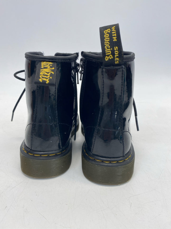 Doc Martens SIZE 2 Black Lace-Up Patent Girl&