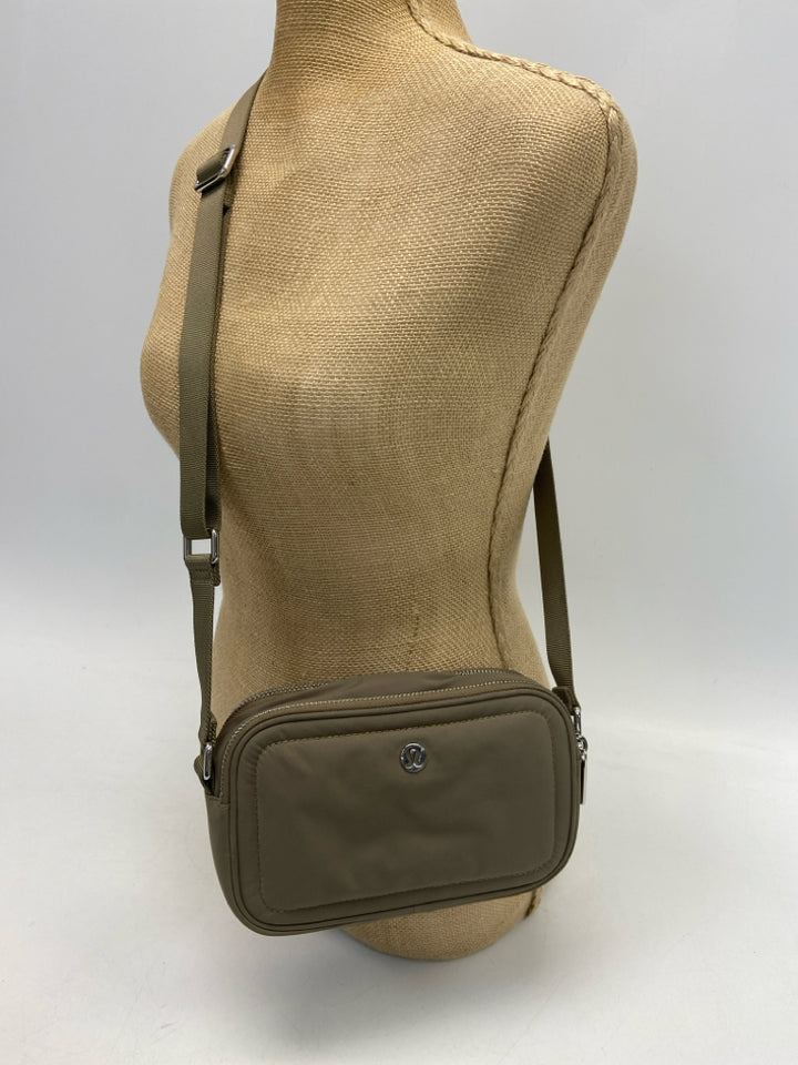 Lululemon Olive Nylon Crossbody