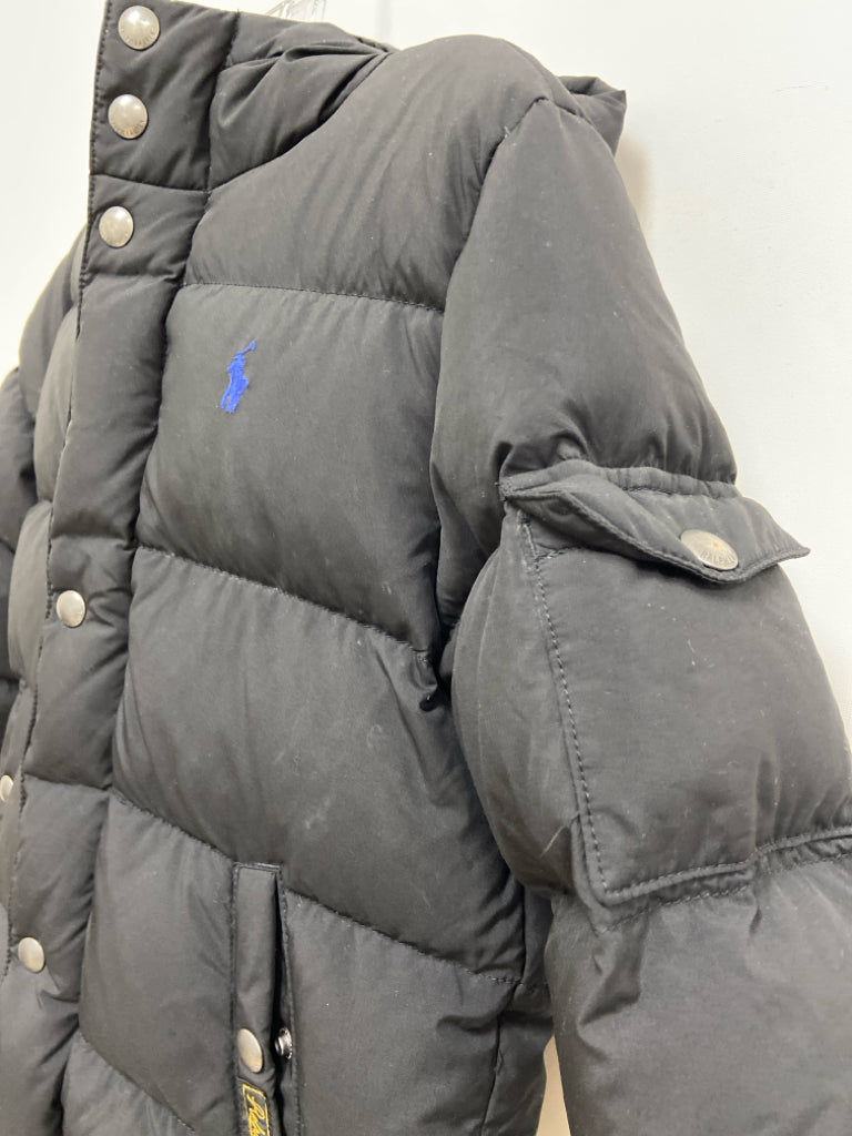 Polo SIZE 6 Black Puffer Boy&