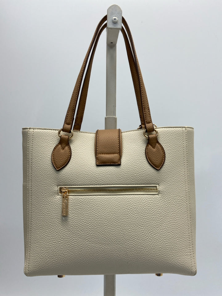 Anne Klein Beige Brown Handbag
