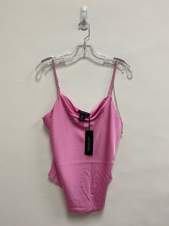 NWT RACHEL ZOE Size M Pink Rhinestone Tank Ladies Top