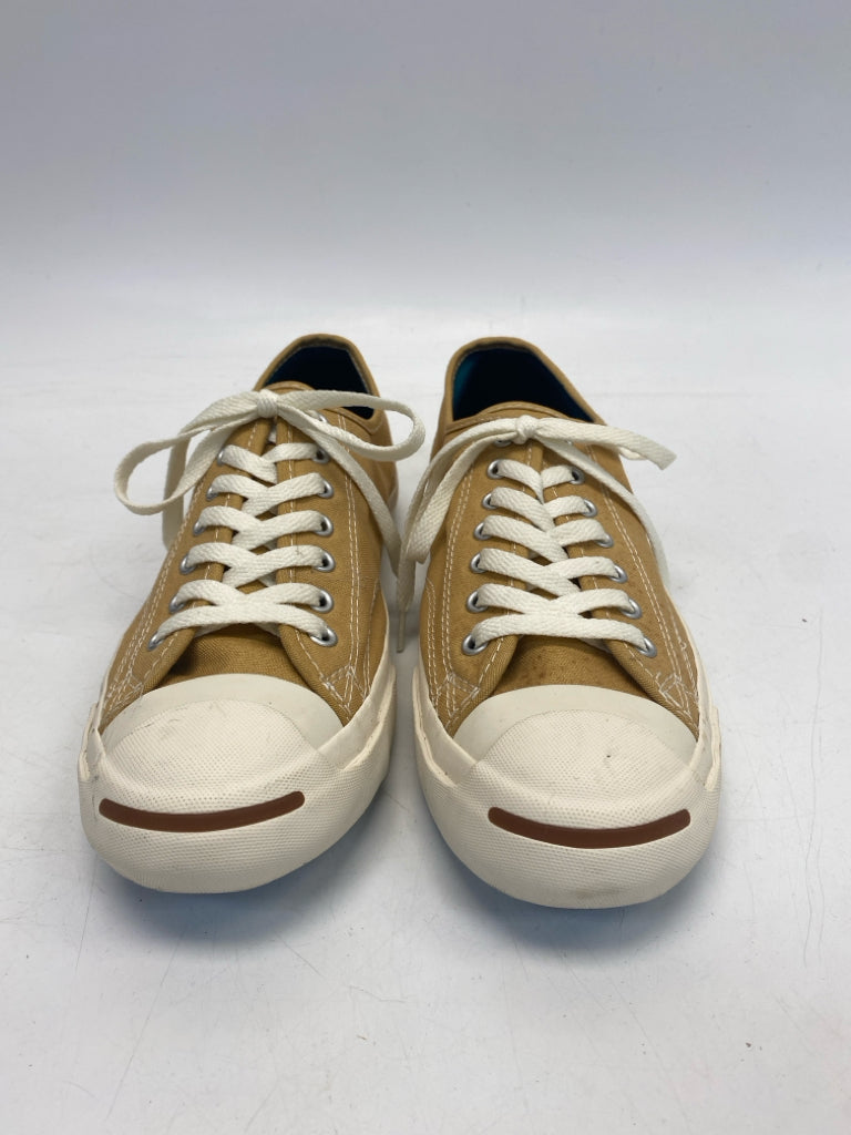 Converse US Shoe Size 11.5 Gold Lace-up Sneakers