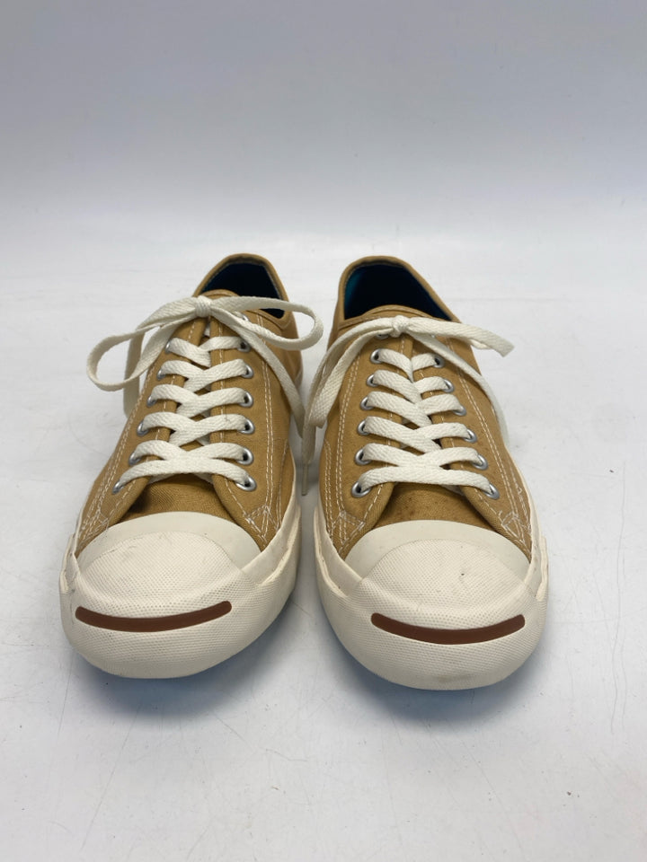 Converse US Shoe Size 11.5 Gold Lace-up Sneakers