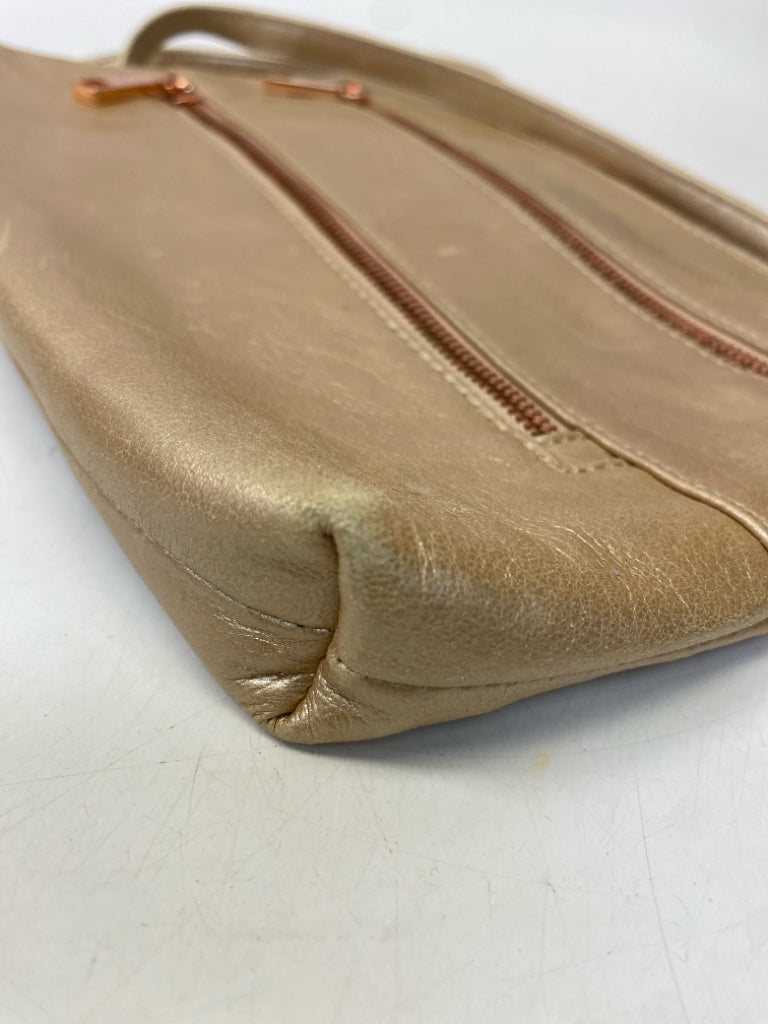 Hobo Gold Metallic Crossbody