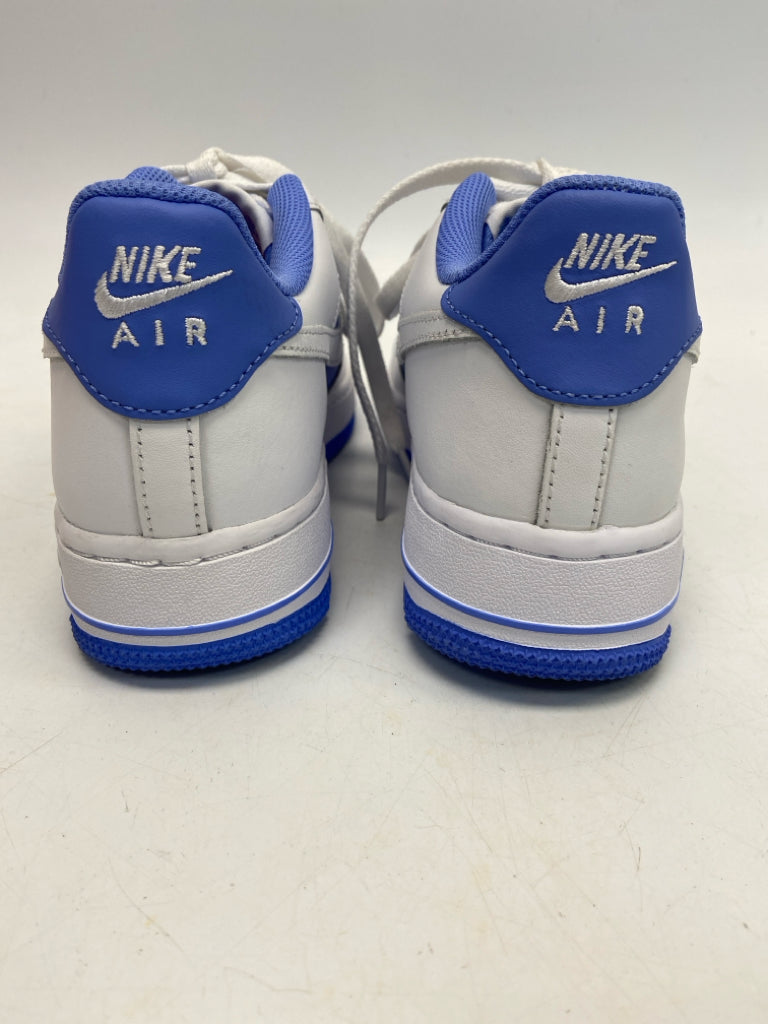 Nike SIZE 6.5 White Periwinkle Lace-Up Boy&