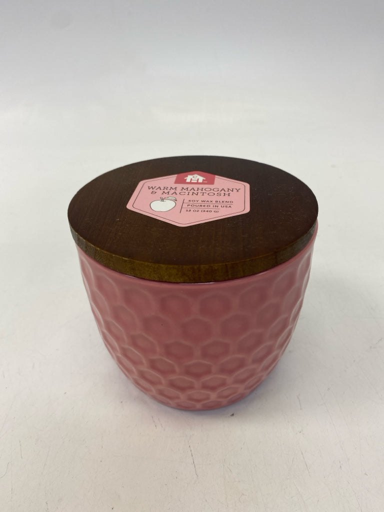 Pink Honeycomb Candle