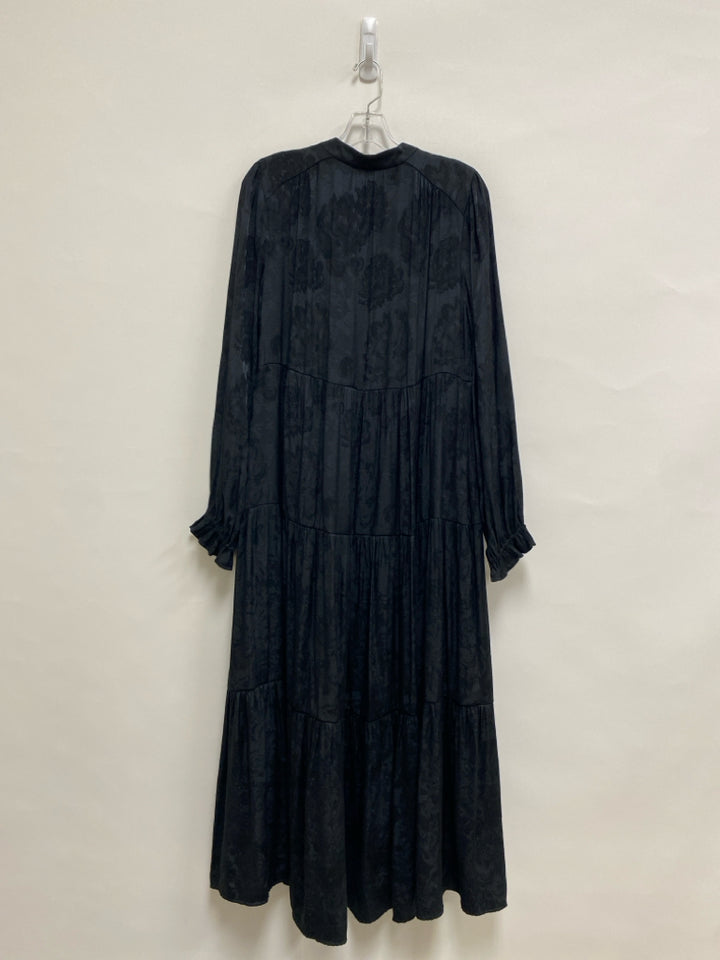Maeve Size M Black Iridescent Maxi Ladies Dress