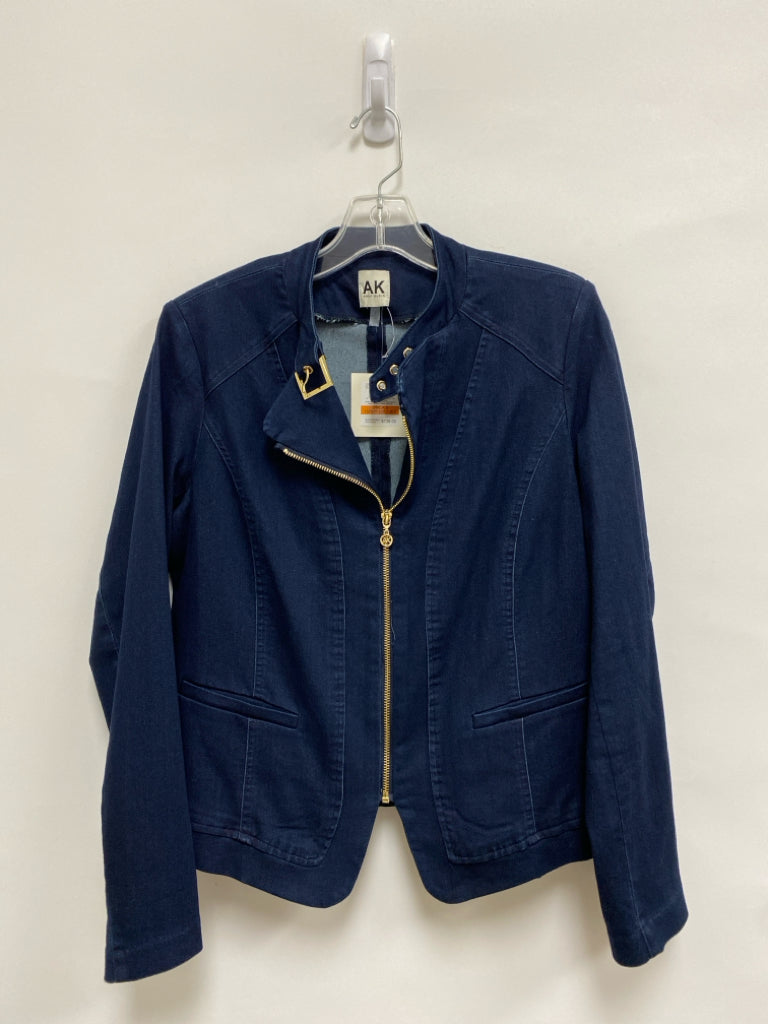 NWT Anne Klein Size S Dark Blue Denim Ladies Jacket