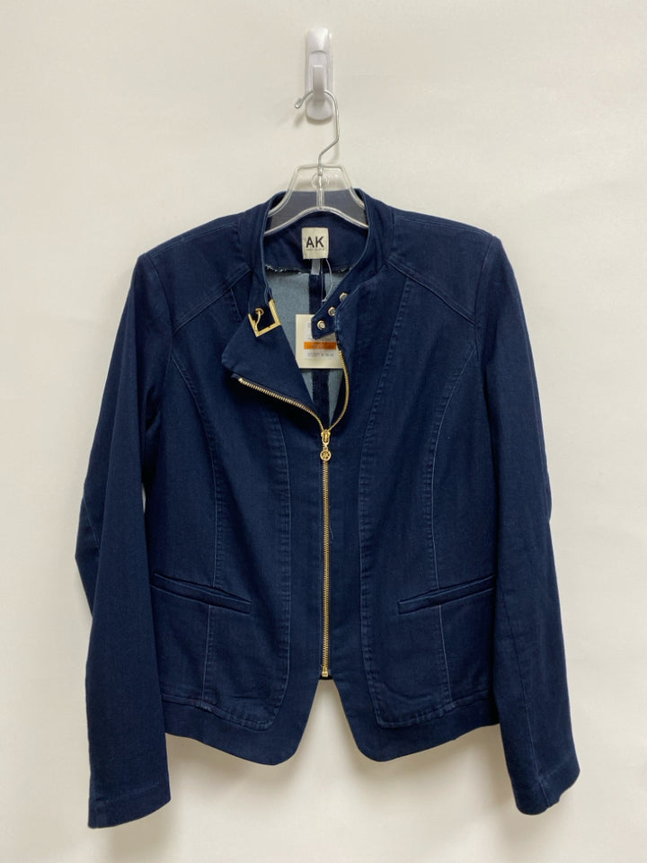 NWT Anne Klein Size S Dark Blue Denim Ladies Jacket