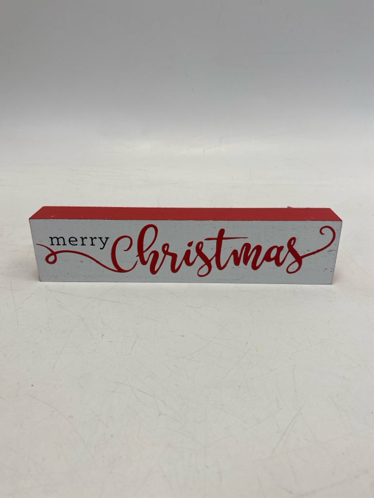 White Black/Red Words Christmas