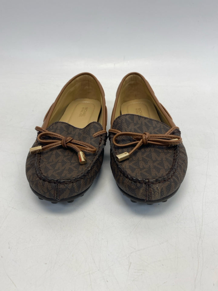 NWOT Michael Kors US Shoe Size 6 Dark Brown Signature Flats