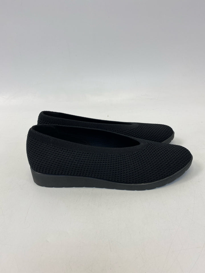 Eileen Fisher US Shoe Size 8 Black Knit Flats