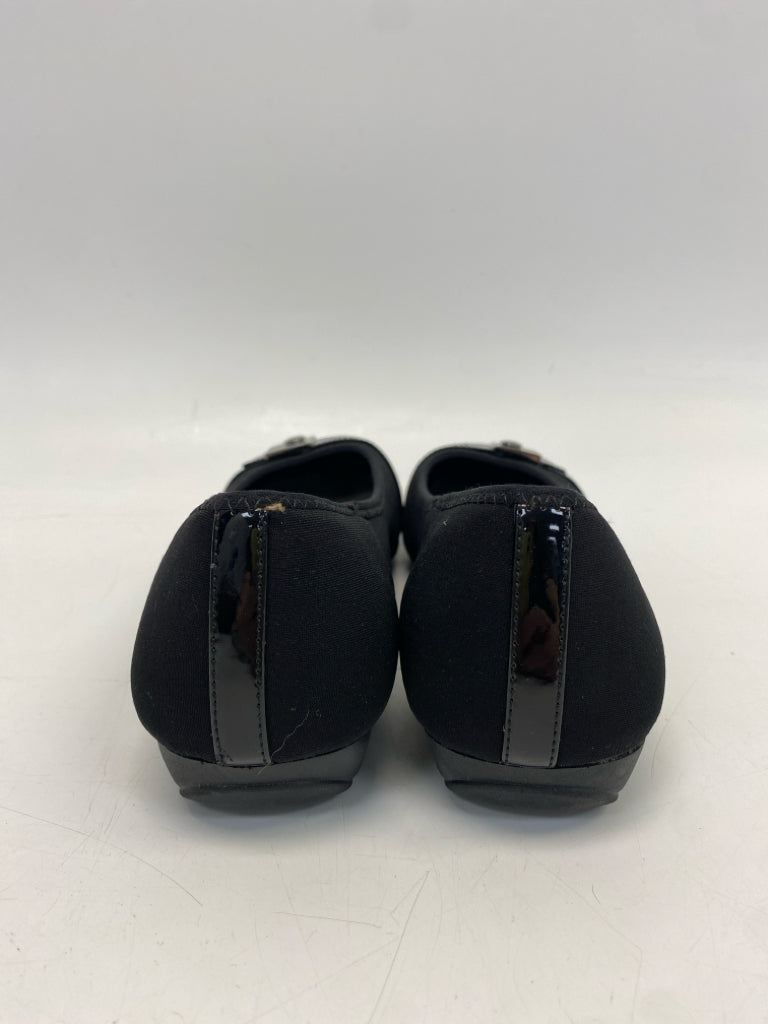 Anne Klein  Size 9 Black Flats
