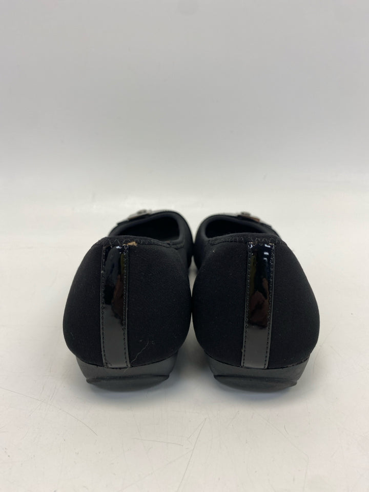 Anne Klein  Size 9 Black Flats