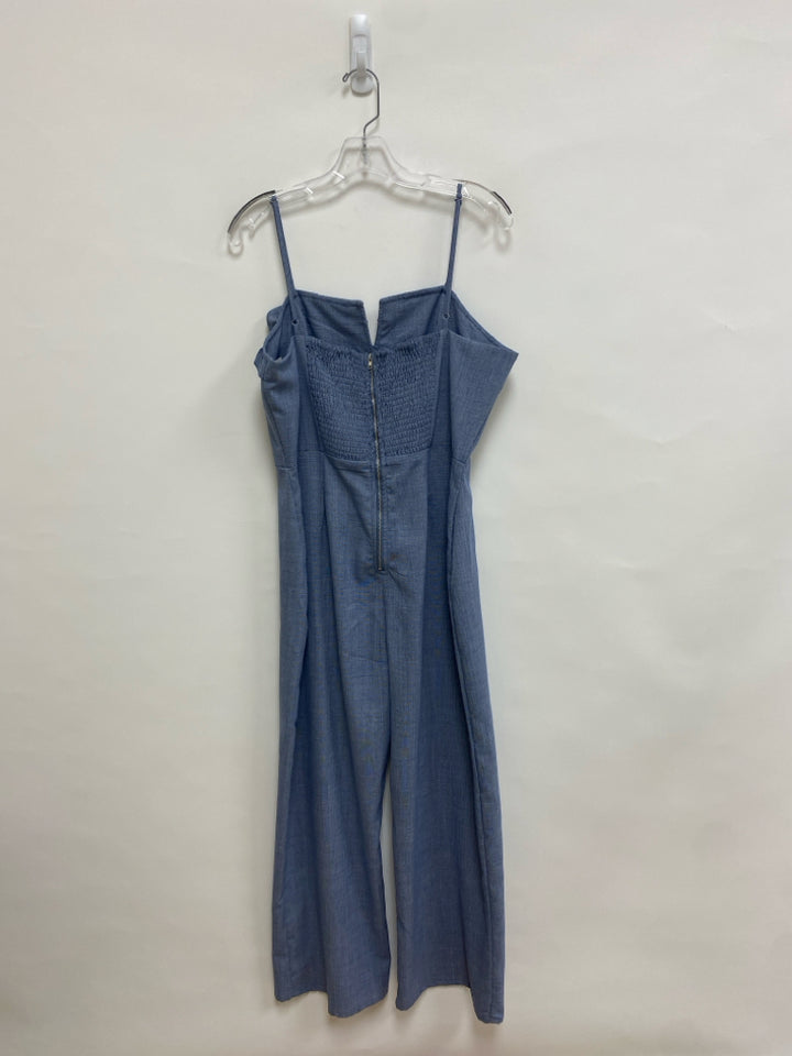 Size L Blue Sleeveless Ladies Jumpsuit