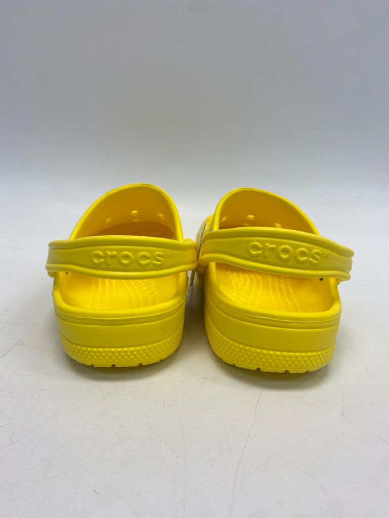 NWT Crocs  Size 9 Yellow Clogs