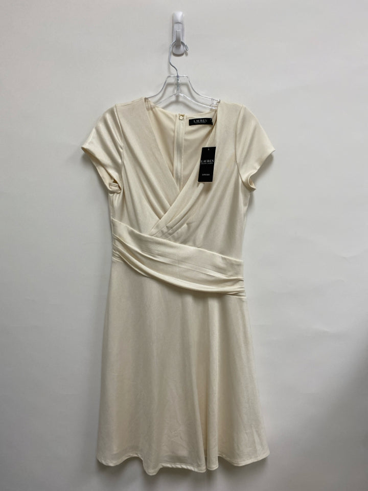 NWT Lauren Ralph Lauren Size 8 Cream Ladies Dress