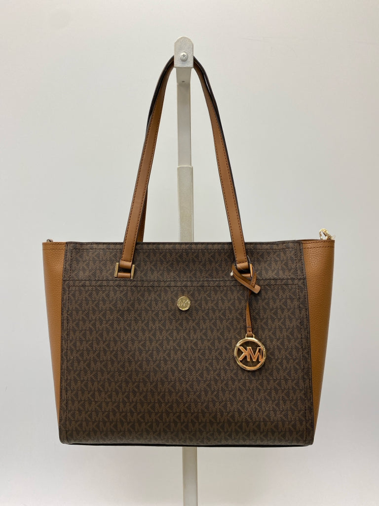 NWT Michael Kors Dark Brown Signature Tote Bag
