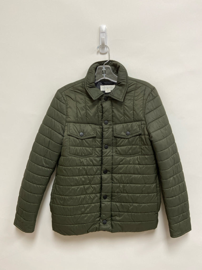 SIZE 10/12 Dark Olive Quilted Puffer Boy&