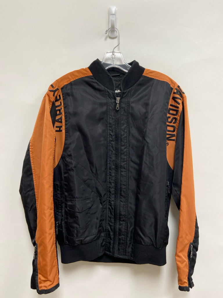 Harley-Davidson Size XS Black Orange Signature Nylon Men&