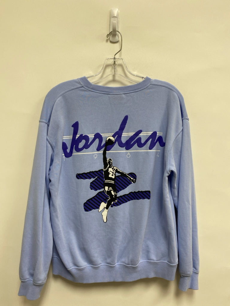 JORDAN Size S Powder Blue Ladies Sweatshirt
