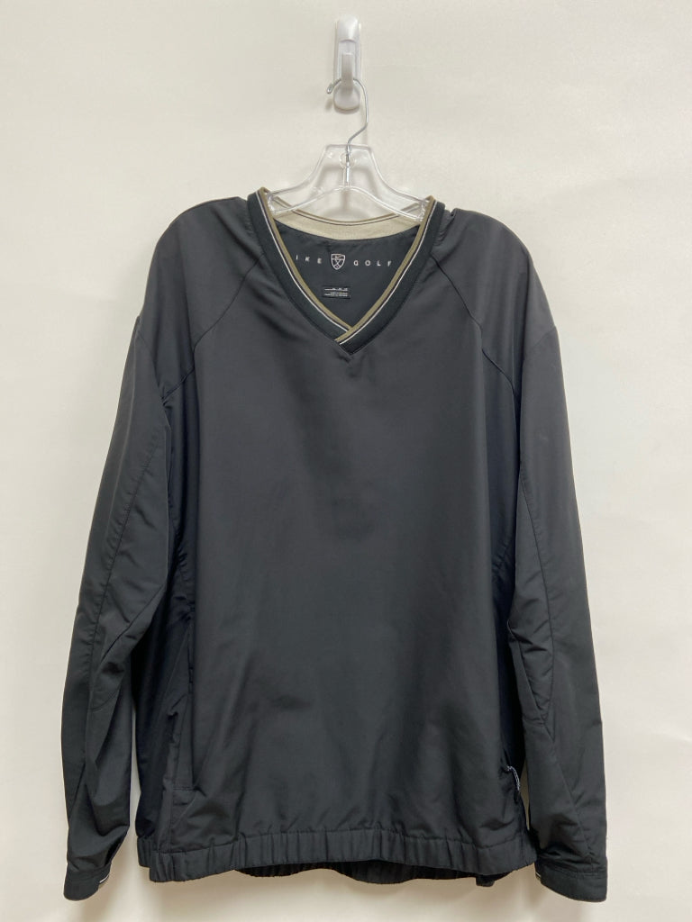 Nike Size XL Black Taupe Trimmed Men&