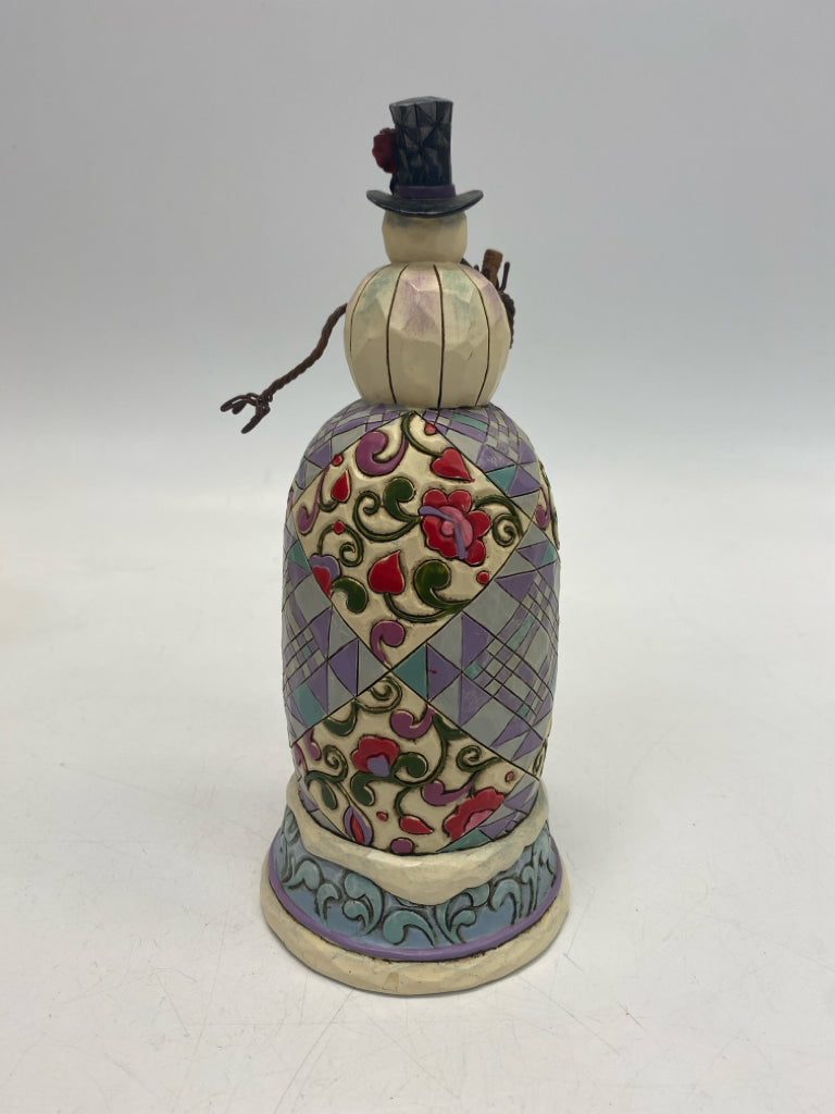 Jim Shore White Multi Color Winter