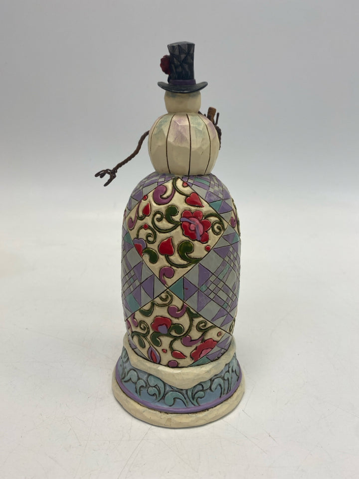 Jim Shore White Multi Color Winter