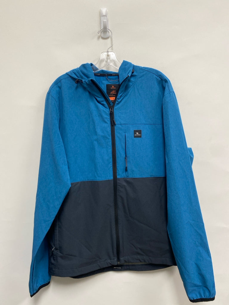 Ripcurl Size L Blue Gray Hooded Men&