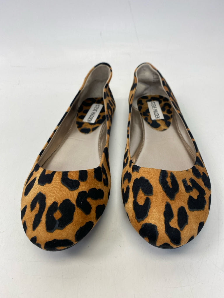 Steve Madden US Shoe Size 9 Brown Black Animal Print Flats