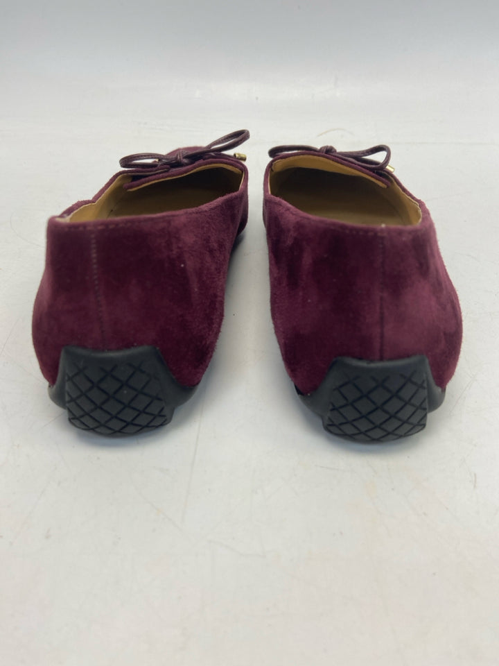 Talbots US Size 6.5 Burgundy Bow(s) Flats