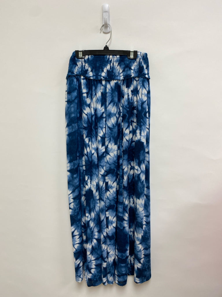 NWT Size S Blue/White Tie Dye Pull-on Ladies Pants