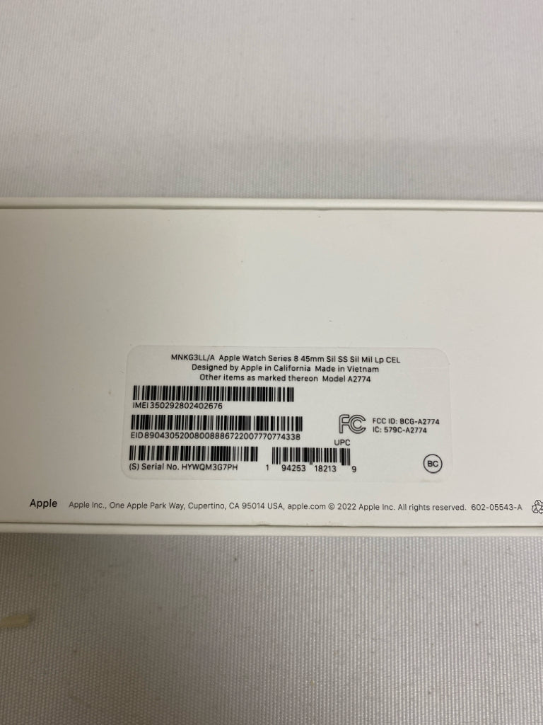 NEW/BOX Apple Silver Color Black Stainless Misc. Electronic