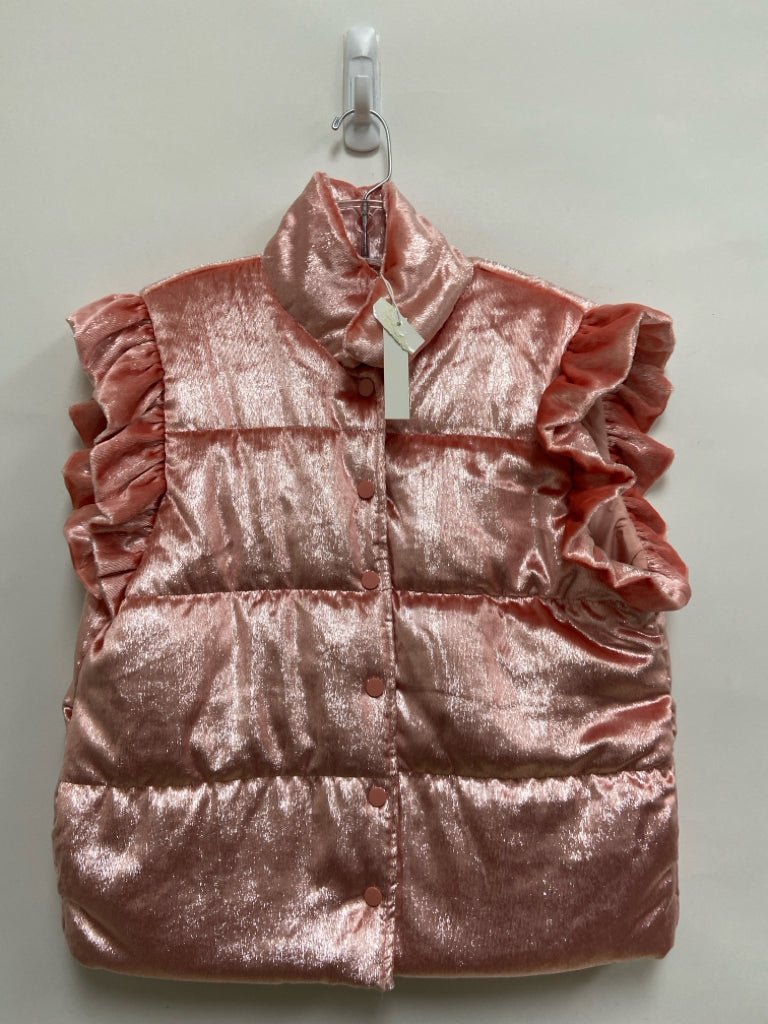 NWT Grace &amp; Emma Size L Pink Shimmery Ladies Vest