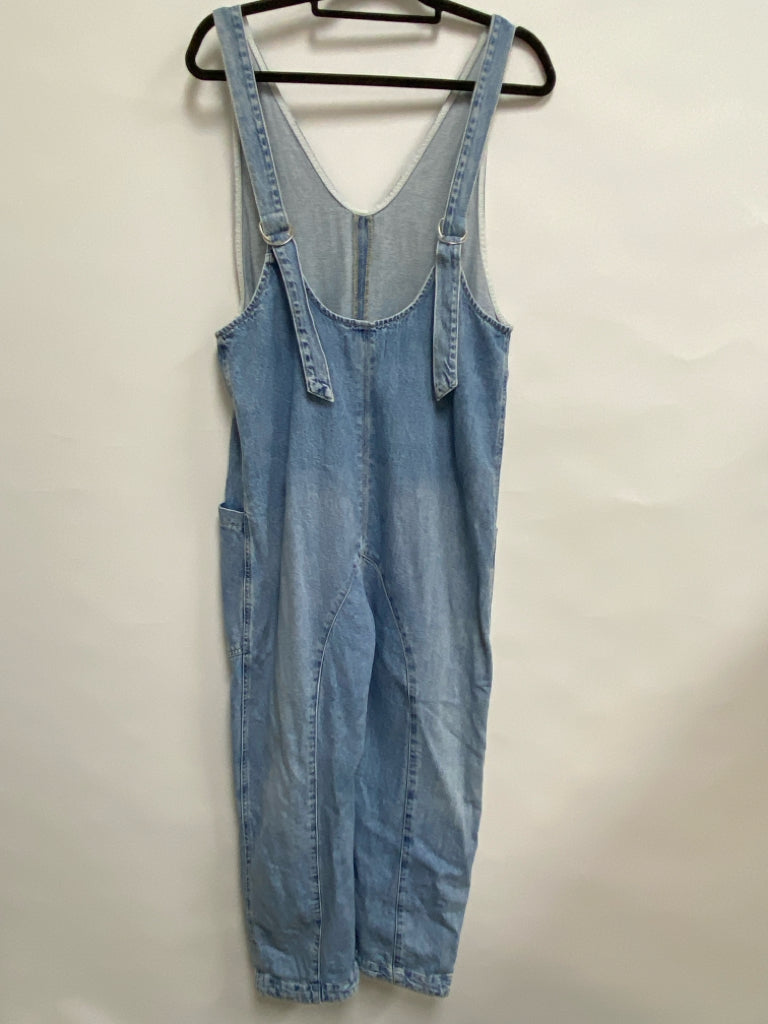 We The Free Size S Pale Blue Denim Ladies Overalls