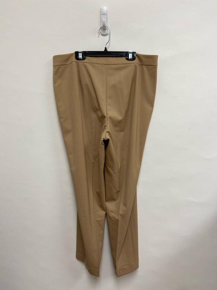 LAFAYETTE 148 Size 12 Tan Wool Ladies Pants