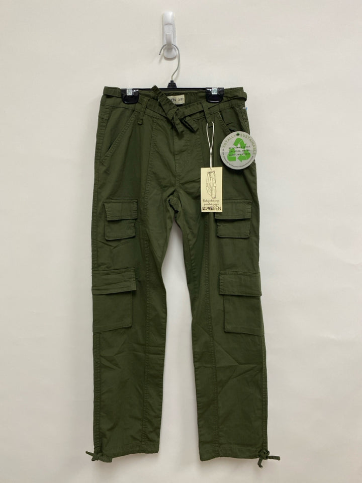 NWT Size 3 Dark Green Cargo Ladies Pants