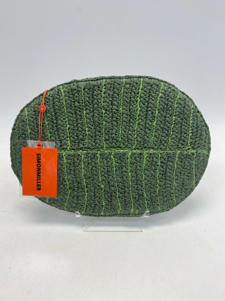 NWT Simon Miller Green Woven Handbag