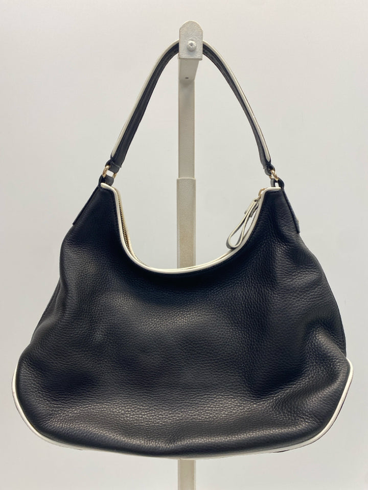 Kate Spade Black White Trimmed Handbag