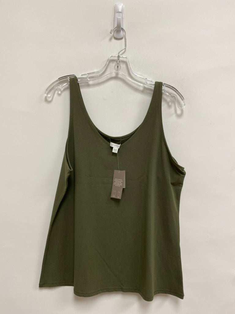 NWT J Jill Size XL Dark Green Tank Ladies Top