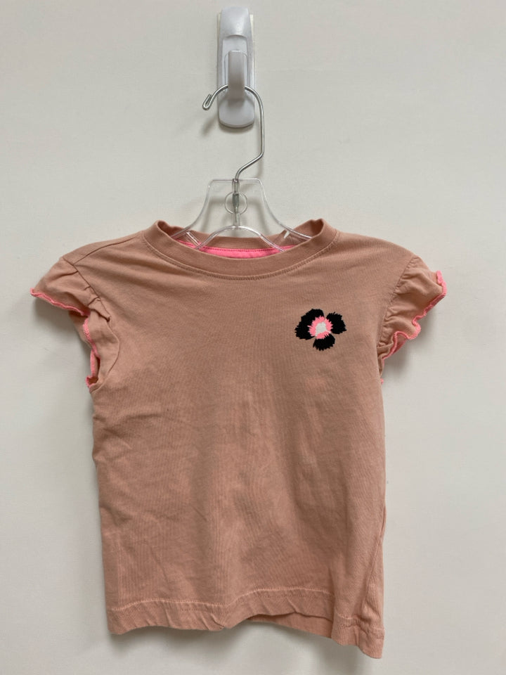 SIZE 2/3 Dusty Coral Pink/Black Ruffles Sleeveless Girl&