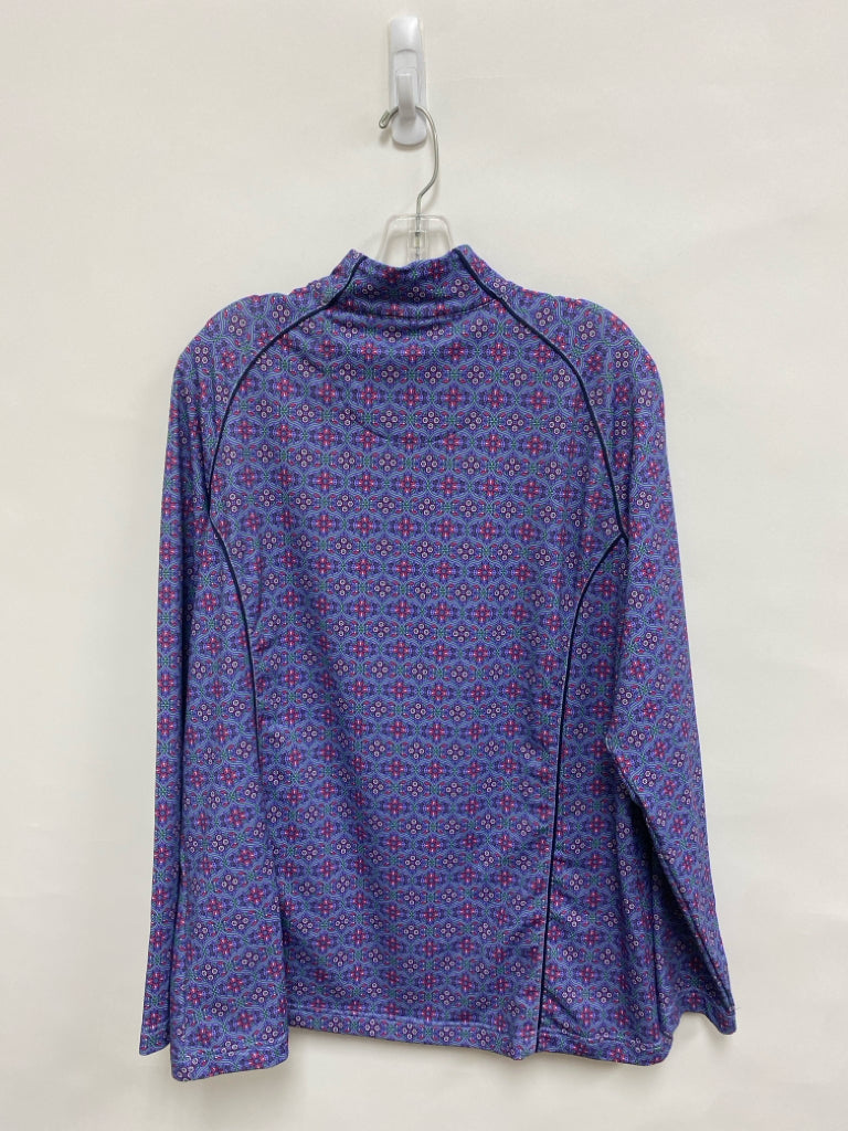 Masters Collection Size XL Purple Pink/Green Floral Athletic Top