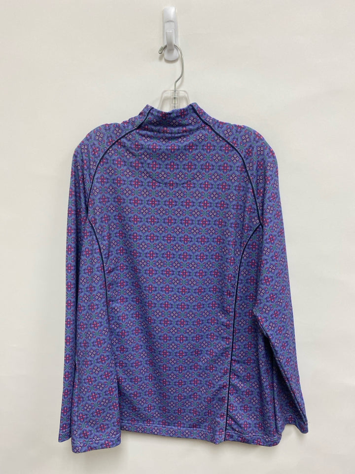 Masters Collection Size XL Purple Pink/Green Floral Athletic Top
