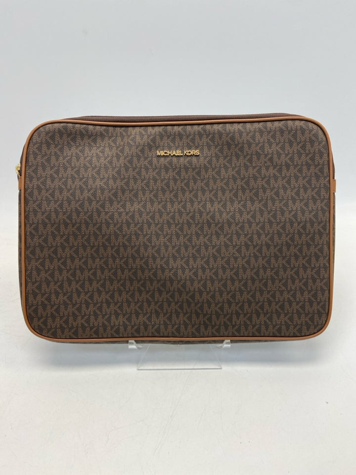 Michael Kors Dark Brown Signature Electronic/Accessory