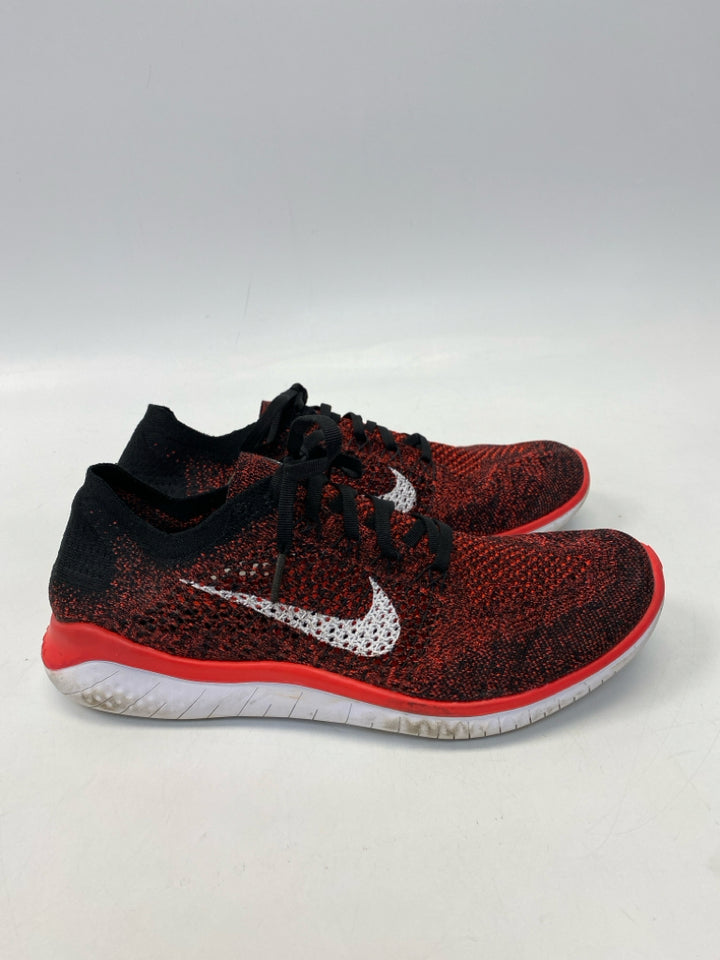 Nike Size 11 Red/Black Lace-Up Men&
