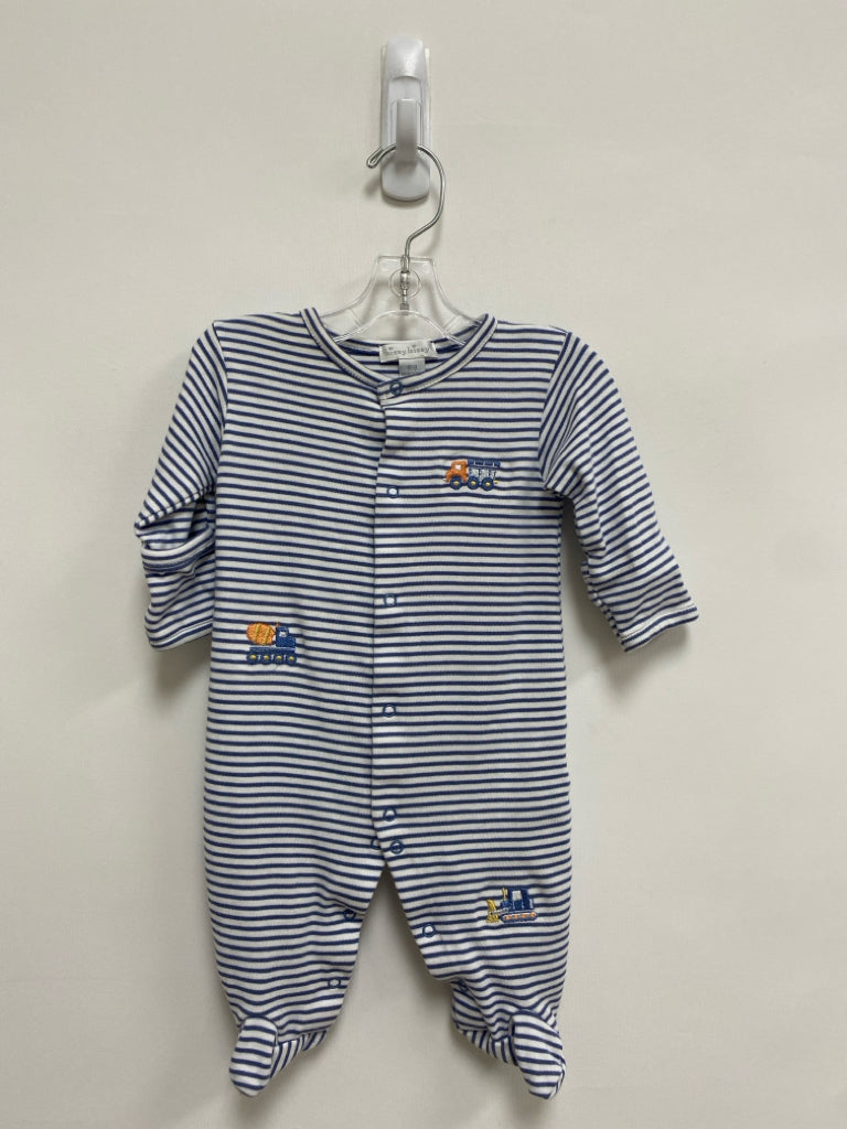 Kissy Kissy SIZE 0-3M Slate Blue White Stripes Boy&