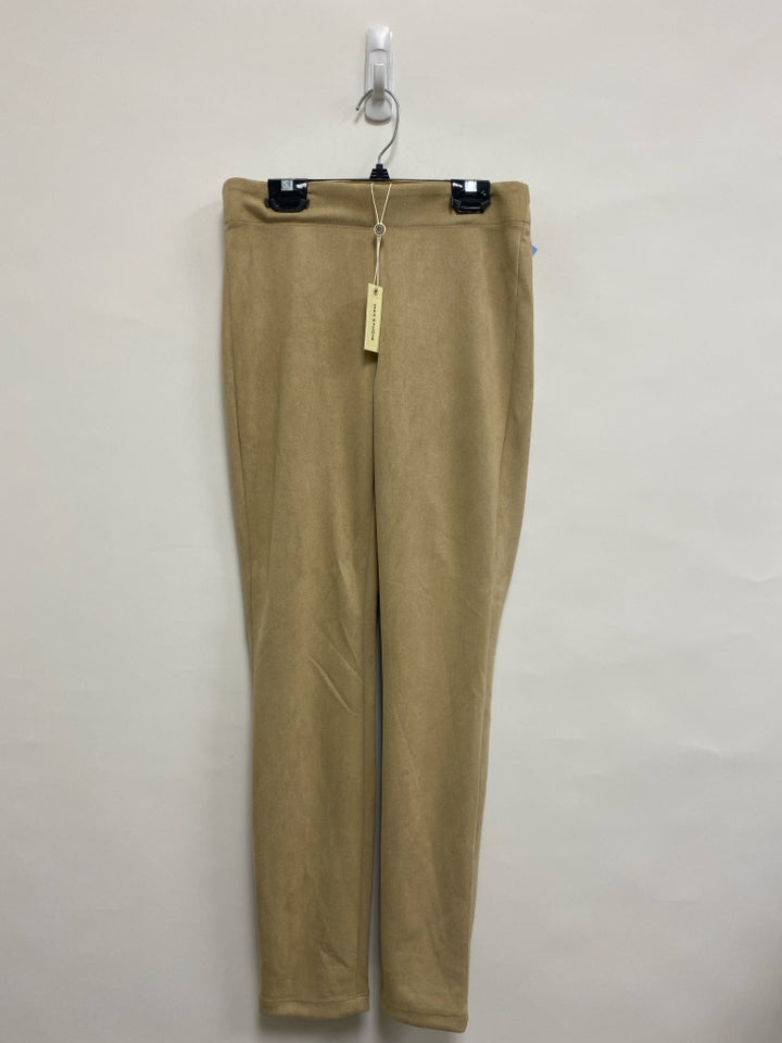 NWT Max Studio Size S Beige Pull-on Faux Suede Ladies Pants