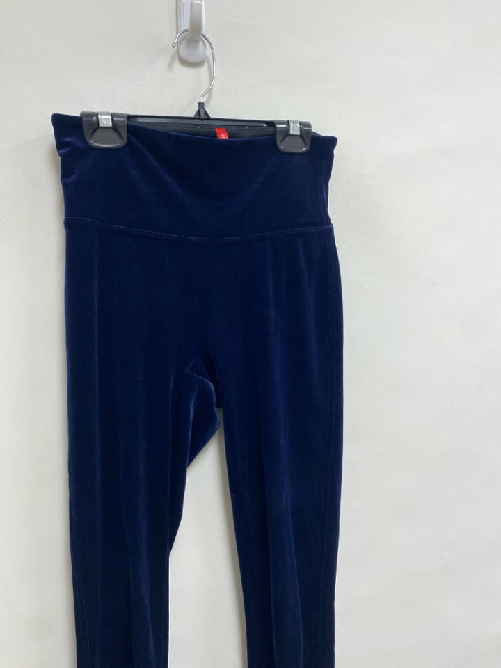 Spanx Size S Navy Velour Ladies Leggings