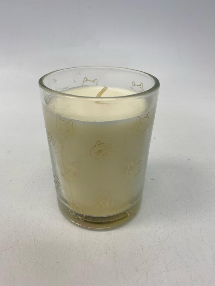 Clear Cats Candle
