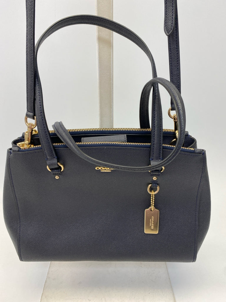 NWT Coach Navy Stanton Carryall Handbag 37147